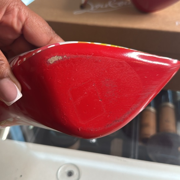 Christian Louboutins pigalle follies 100 cal multi color - Picture 3 of 9